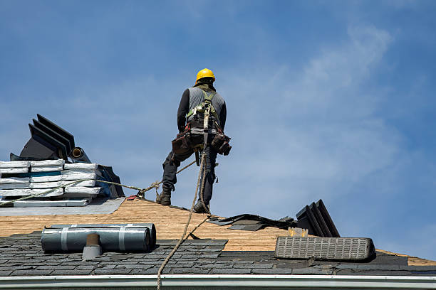 Professional Roof Replacement technician working in Pope Army Airfield, NC